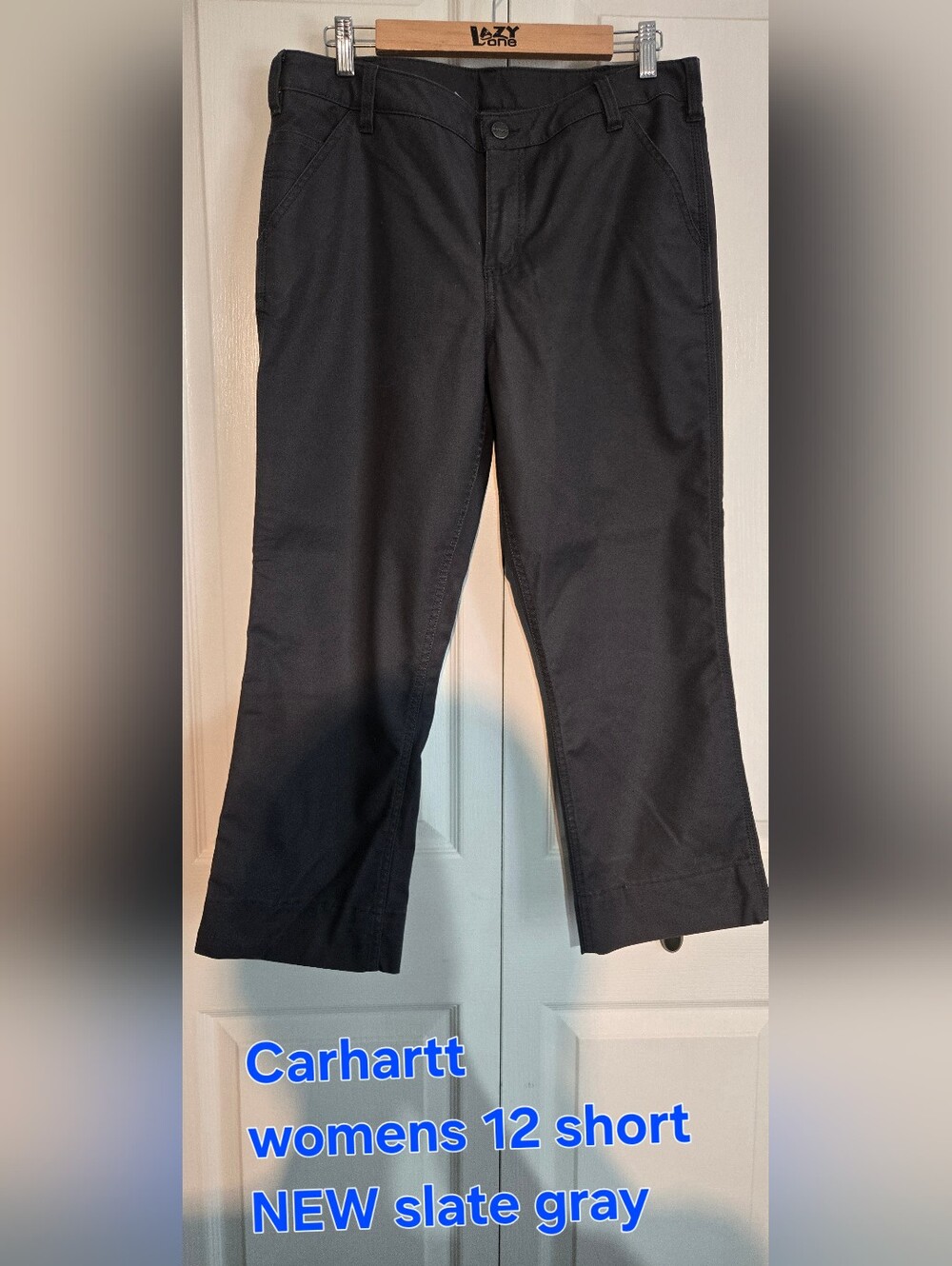 Carhartt Women's Slate Gray Work Pants Sz 12 Short